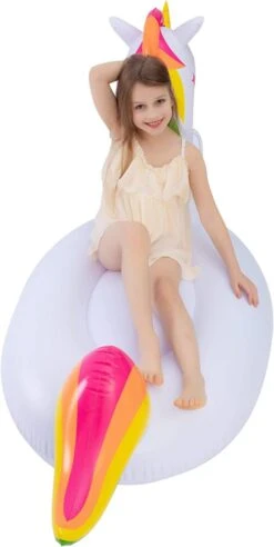 -33.5" Inflatable Unicorn Pool Float - SLOOSH -Hallmark Sales Store 714OvA1nfQL. AC SL1500 600x1195 1