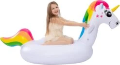 -33.5" Inflatable Unicorn Pool Float - SLOOSH -Hallmark Sales Store 71E7S659IbL. AC SL1500 600x327 1