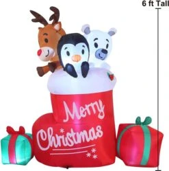 6ft Tall LED Inflatable Christmas Stocking -Hallmark Sales Store 71abfjFYvmL. AC SL1500 600x604 1