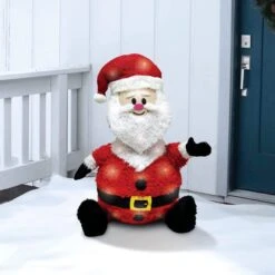 Collapsible LED Light Up Santa Decoration 30in -Hallmark Sales Store 71fqviQ ZyL. AC SL1500 600x600 1