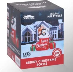 6ft Tall LED Inflatable Christmas Stocking -Hallmark Sales Store 81BmpGphslL. AC SL1500 600x596 1