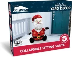 Collapsible LED Light Up Santa Decoration 30in -Hallmark Sales Store 81gCnBUGGdL. AC SL1500 600x476 1