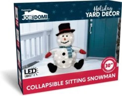 Collapsible LED Light Up Snowman Decoration 30in -Hallmark Sales Store 81xSk4fLn L. AC SL1500 600x476 1