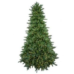 9 Ft. Pre-Lit LED Natural Foxtail Fir Artificial Christmas Tree With Warm White Lights-4228106-CP51HO 206771104
