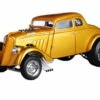 1933 Custom Gasser, Gold - Acme A1800914 - 1/18 Scale Diecast Model Toy Car