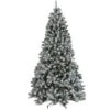National Tree Company 7.5 Ft. Snowy North Valley® Spruce Tree With Clear Lights