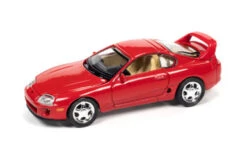 1994 Toyota Supra, Super Red - Auto World AWSP075/24B - 1/64 Scale Diecast Model Toy Car