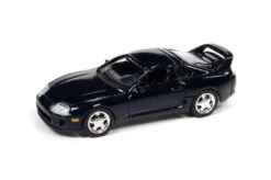 1995 Toyota Supra, Baltic Blue Poly - Auto World AWSP090/24A - 1/64 Scale Diecast Model Toy Car