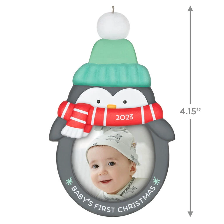 Hallmark Baby's 1st Christmas 2023 Photo Frame Ornament 5 Hallmark Baby's 1st Christmas 2023 Photo Frame Ornament - Image 3