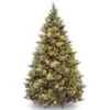 National Tree Company Pre-Lit Artificial Full Christmas Tree, Green, Carolina Pine, White Lights, Flocked With Pine Cones, Includes Stand, 7 Feet 2 National Tree Company Pre-Lit Artificial Full Christmas Tree, Green, Carolina Pine, White Lights, Flocked With Pine Cones, Includes Stand, 7 Feet -Hallmark Sales Store CAP3 346 70