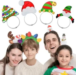 24pcs Christmas Headband For Party Favors Photo Booth -Hallmark Sales Store Christmas Headbands 24 Pcs 3 result
