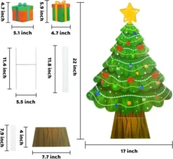 Christmas Tree Design Outdoor Yard Signs 22in -Hallmark Sales Store Christmas Tree Yard Sign 6 result 600x552 1