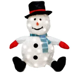 Collapsible LED Light Up Snowman Decoration 30in -Hallmark Sales Store Collapsible Snowman LED Yard Light for Christmas 30in 1 600x600 1