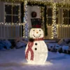 3ft Cotton Snowman LED Yard Light