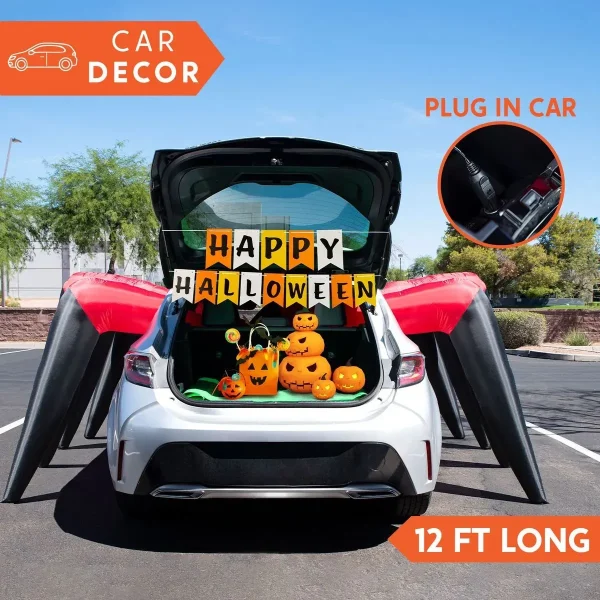 9.5ft Spider Legs Trunk Or Treat Halloween Inflatable 4 9.5ft Spider Legs Trunk Or Treat Halloween Inflatable - Image 2