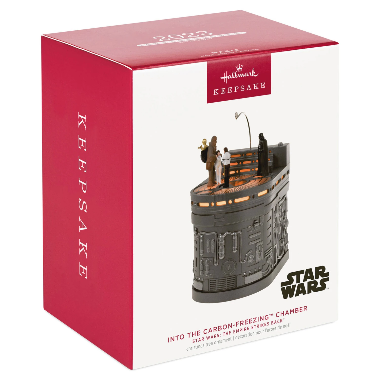 Hallmark Star Wars: The Empire Strikes Back™ Into The Carbon-Freezing™ Chamber Ornament With Light, Sound And Motion 6 Hallmark Star Wars: The Empire Strikes Back™ Into The Carbon-Freezing™ Chamber Ornament With Light, Sound And Motion - Image 4
