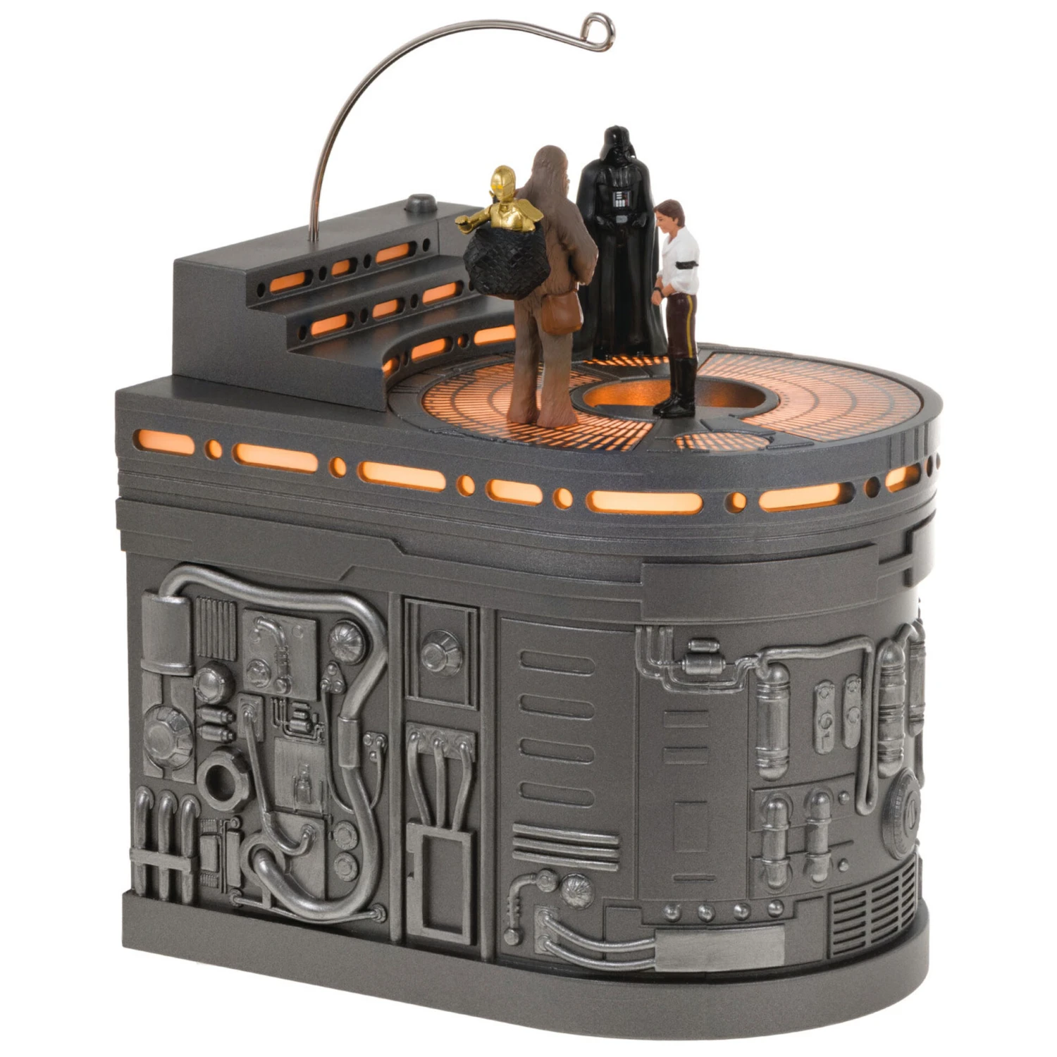 Hallmark Star Wars: The Empire Strikes Back™ Into The Carbon-Freezing™ Chamber Ornament With Light, Sound And Motion 9 Hallmark Star Wars: The Empire Strikes Back™ Into The Carbon-Freezing™ Chamber Ornament With Light, Sound And Motion - Image 7