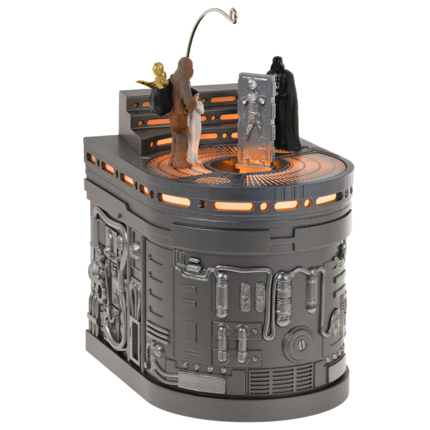 Hallmark Star Wars: The Empire Strikes Back™ Into The Carbon-Freezing™ Chamber Ornament With Light, Sound And Motion 10 Hallmark Star Wars: The Empire Strikes Back™ Into The Carbon-Freezing™ Chamber Ornament With Light, Sound And Motion - Image 8