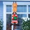 Hanging Santa Claus With Reindeer Decoration 65in -Hallmark Sales Store Hanging Santa Claus with Reindeer 65in 4 600x600 1