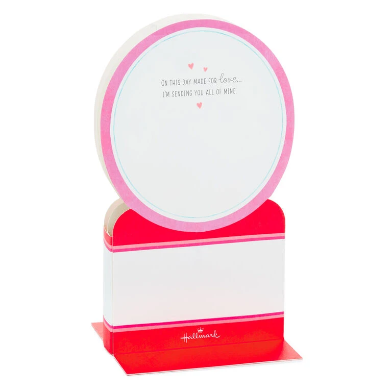 Hallmark All My Love Snow Globe Musical 3D Pop-Up Valentine's Day Card With Motion 3 Hallmark All My Love Snow Globe Musical 3D Pop-Up Valentine's Day Card With Motion - Image 2