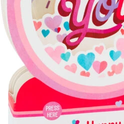 Hallmark All My Love Snow Globe Musical 3D Pop-Up Valentine's Day Card With Motion 12 Hallmark All My Love Snow Globe Musical 3D Pop-Up Valentine's Day Card With Motion -Hallmark Sales Store Hearts Snow Globe 3D PopUp Music Motion Valentines Day Card 1299VAY9986 04