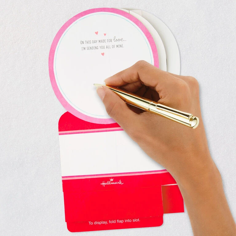 Hallmark All My Love Snow Globe Musical 3D Pop-Up Valentine's Day Card With Motion 7 Hallmark All My Love Snow Globe Musical 3D Pop-Up Valentine's Day Card With Motion - Image 6