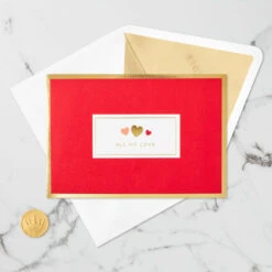 Hallmark All My Love Hearts 3D Pop-Up Love Card -Hallmark Sales Store I Love You Hearts 3D PopUp Love Card 1299LAD2889 04