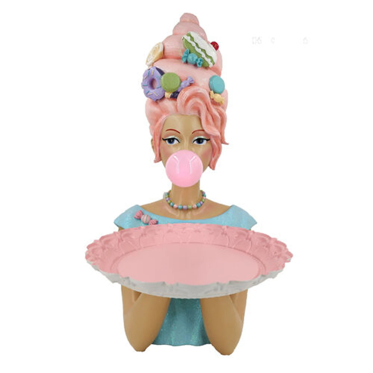 December Diamonds 20" Cotton Candy Bubblegum Queen Serving Tray Christmas Decoration 55-55706 3 December Diamonds 20" Cotton Candy Bubblegum Queen Serving Tray Christmas Decoration 55-55706