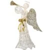 National Tree Company 51" Trumpeting Gold And White Angel With Warm White LED Lights -Hallmark Sales Store MZ17 90301
