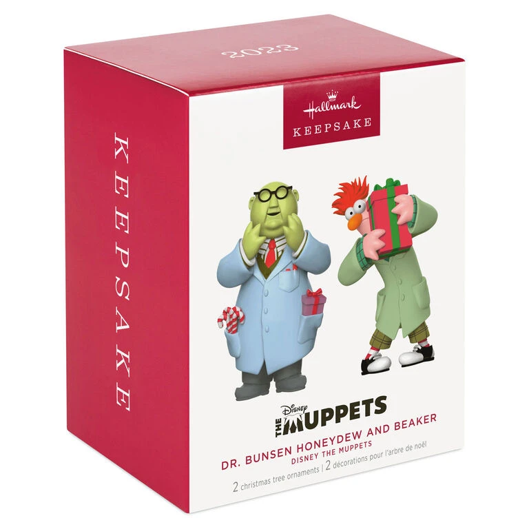 Hallmark Disney The Muppets Dr. Bunsen Honeydew And Beaker Ornaments, Set Of 2 7 Hallmark Disney The Muppets Dr. Bunsen Honeydew And Beaker Ornaments, Set Of 2 - Image 5