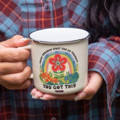 Natural Life Grow Through Ceramic Camp Mug, 16 Oz. -Hallmark Sales Store Natural Life Grow Through Ceramic Camp Mug MUG465 03