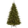 National Tree Company Pre-Lit 'Feel Real' Artificial Christmas Tree, Neshanic Valley Spruce, Green, Dual Color LED Lights, Includes Stand, 7.5 Feet -Hallmark Sales Store PENV3 D00 75