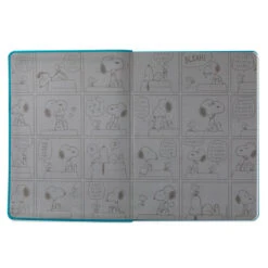 Hallmark Peanuts® Snoopy And Woodstock Faux Leather Notebook 11 Hallmark Peanuts® Snoopy And Woodstock Faux Leather Notebook -Hallmark Sales Store Peanuts Snoopy and Woodstock Etched Blue Notebook 1HWJ7053 03