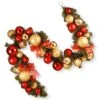 National Tree Company Artificial Christmas Garland, Green, Evergreen, Decorated With Ball Ornaments, Ribbon Bows, Christmas Collection, 9 Feet -Hallmark Sales Store RAC 16002