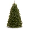 National Tree Company Pre-Lit Artificial Christmas Tree, Rocky Ridge Pine, Green, White Lights, Includes Stand, 6.5 Feet -Hallmark Sales Store RRMH1 65LO