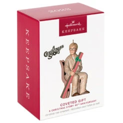 Hallmark A Christmas Story™ 40th Anniversary Coveted Gift Ornament -Hallmark Sales Store Ralphie With Christmas Gift Keepsake Ornament 2099QXI6007 04