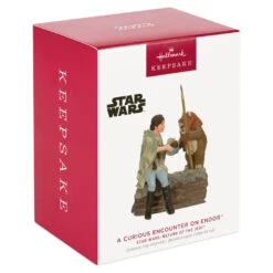 Hallmark Star Wars: Return Of The Jedi™ A Curious Encounter On Endor™ Ornament -Hallmark Sales Store Return of the Jedi Wicket Ewok Keepsake Ornament 2699QXI7097 04