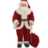 Kurt Adler Full-Size 68" Kringles Santa With Bag