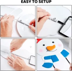 2pcs Snowman And Gnome Metal Christmas Yard Signs With Stake -Hallmark Sales Store Snowman and Gnome Yard Sign 4 result 600x590 1