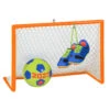 Hallmark Soccer Star 2023 Ornament -Hallmark Sales Store Soccer Goal Shoes and Ball Keepsake Ornament 1399QGO2689 01