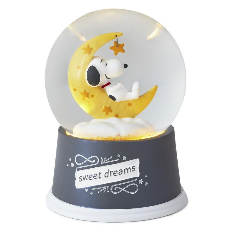 Hallmark Peanuts® Snoopy Sweet Dreams Snow Globe With Light 3 Hallmark Peanuts® Snoopy Sweet Dreams Snow Globe With Light - Image 2