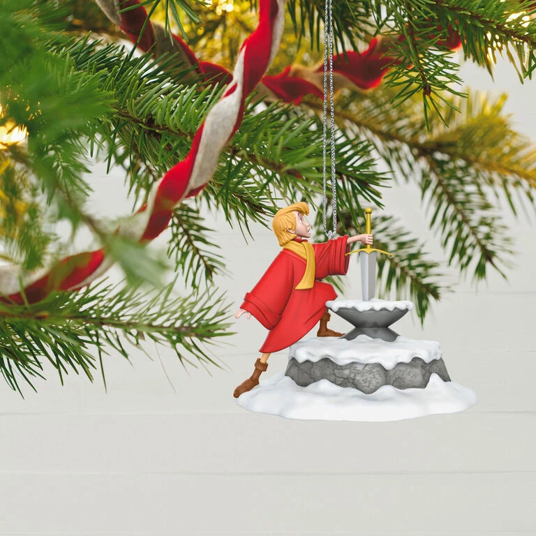 Hallmark Disney The Sword In The Stone 60th Anniversary Becoming King Arthur Ornament 4 Hallmark Disney The Sword In The Stone 60th Anniversary Becoming King Arthur Ornament - Image 2