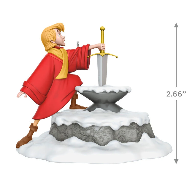 Hallmark Disney The Sword In The Stone 60th Anniversary Becoming King Arthur Ornament 5 Hallmark Disney The Sword In The Stone 60th Anniversary Becoming King Arthur Ornament - Image 3
