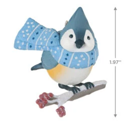Hallmark Cozy Critters Ornament -Hallmark Sales Store Tufted Timouse in Scarf Keepsake Ornament 1499QXR8019 03