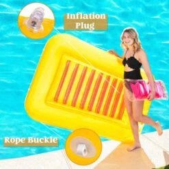 Inflatable Tanning Pool Lounge Float - SLOOSH 12 Inflatable Tanning Pool Lounge Float - SLOOSH -Hallmark Sales Store XoWdX5hs 600x600 1
