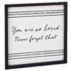Hallmark You Are So Loved Framed Quote Sign, 12x12 -Hallmark Sales Store You Are So Loved Linen and Wood Quote Sign 1SNN1031 01