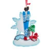Kurt Adler Personalized Ski Equipment Ornament