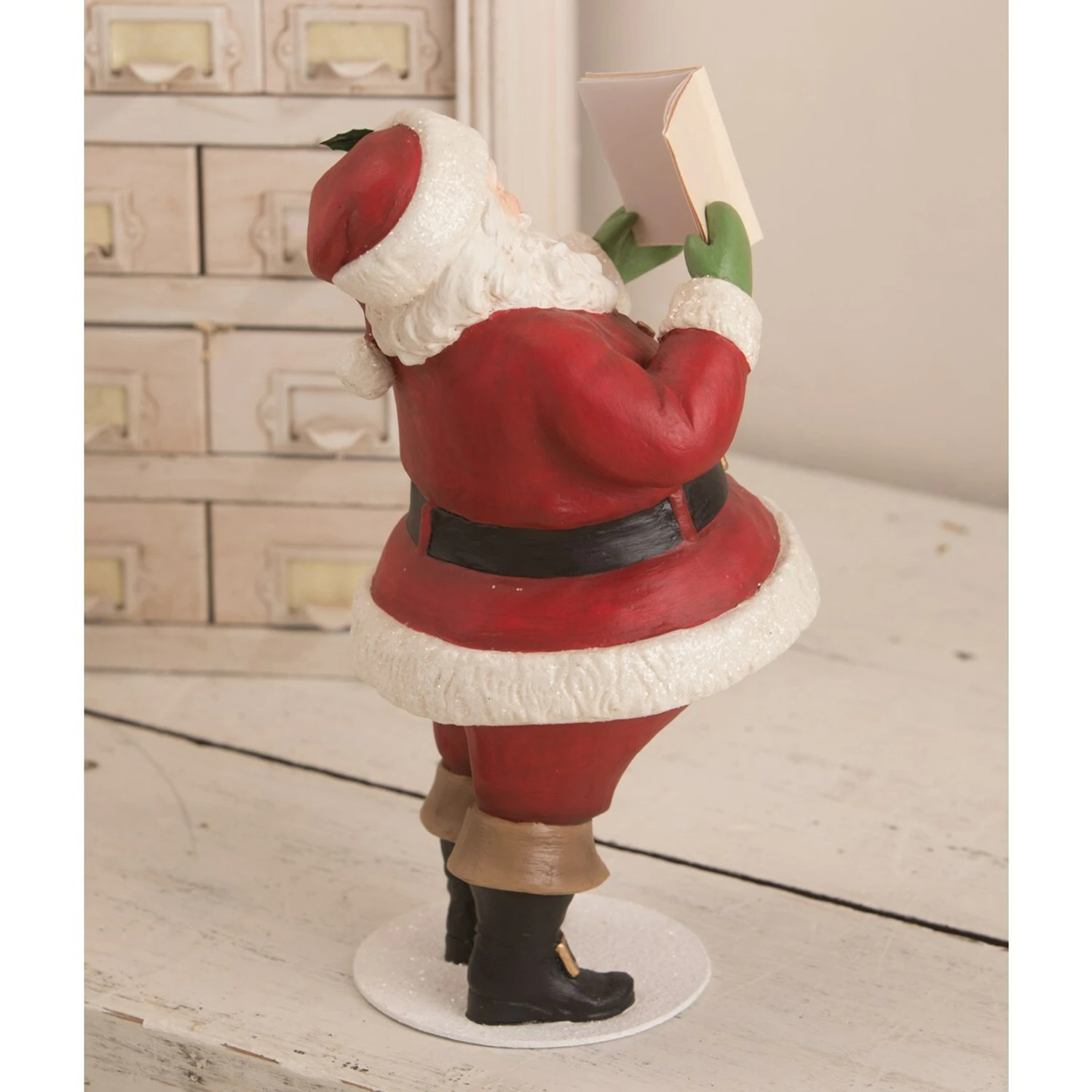 Bethany Lowe 12" The Night Before Christmas Reading Santa Figure TD0030 5 Bethany Lowe 12" The Night Before Christmas Reading Santa Figure TD0030 - Image 3