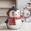 Raz 4.5" Penguin Glass Christmas Ornament 4120899 -Hallmark Sales Store apiqjzrys 03727.1646091966