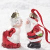 Raz 3.5" Eric Cornina Mr. And Mrs. Claus Glass Christmas Ornament 4153127 -Hallmark Sales Store apisrsy7e 57281.1646091877